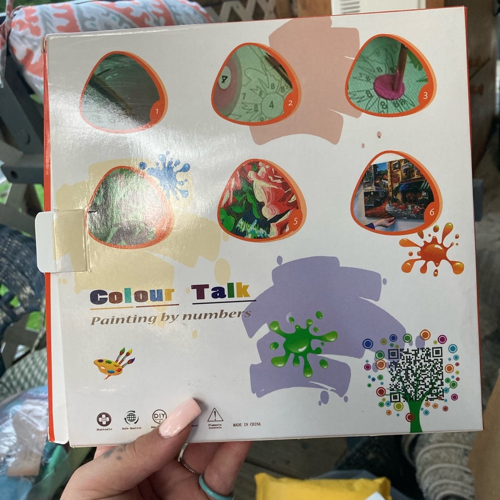 Color talk painting with numbers